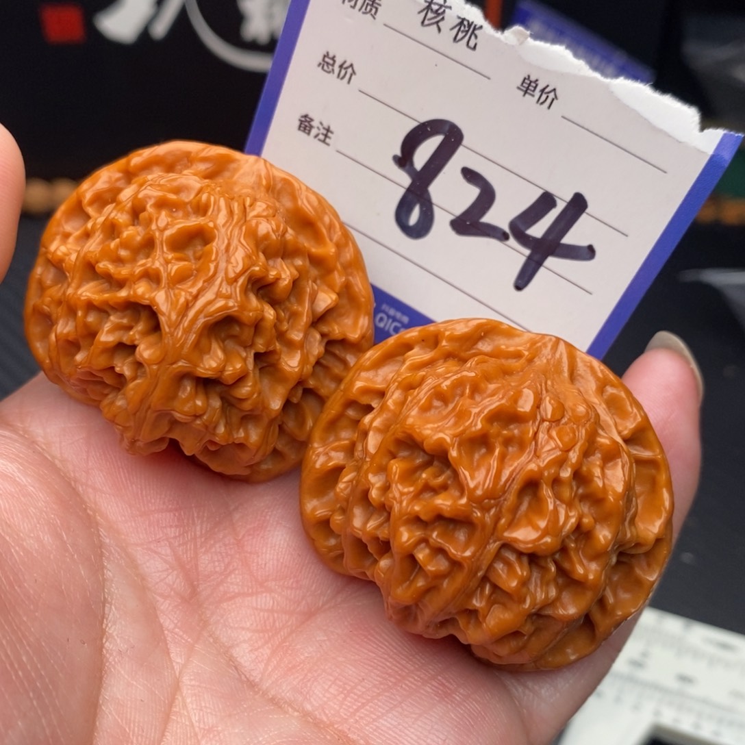 桃核把件苹果圆43mo