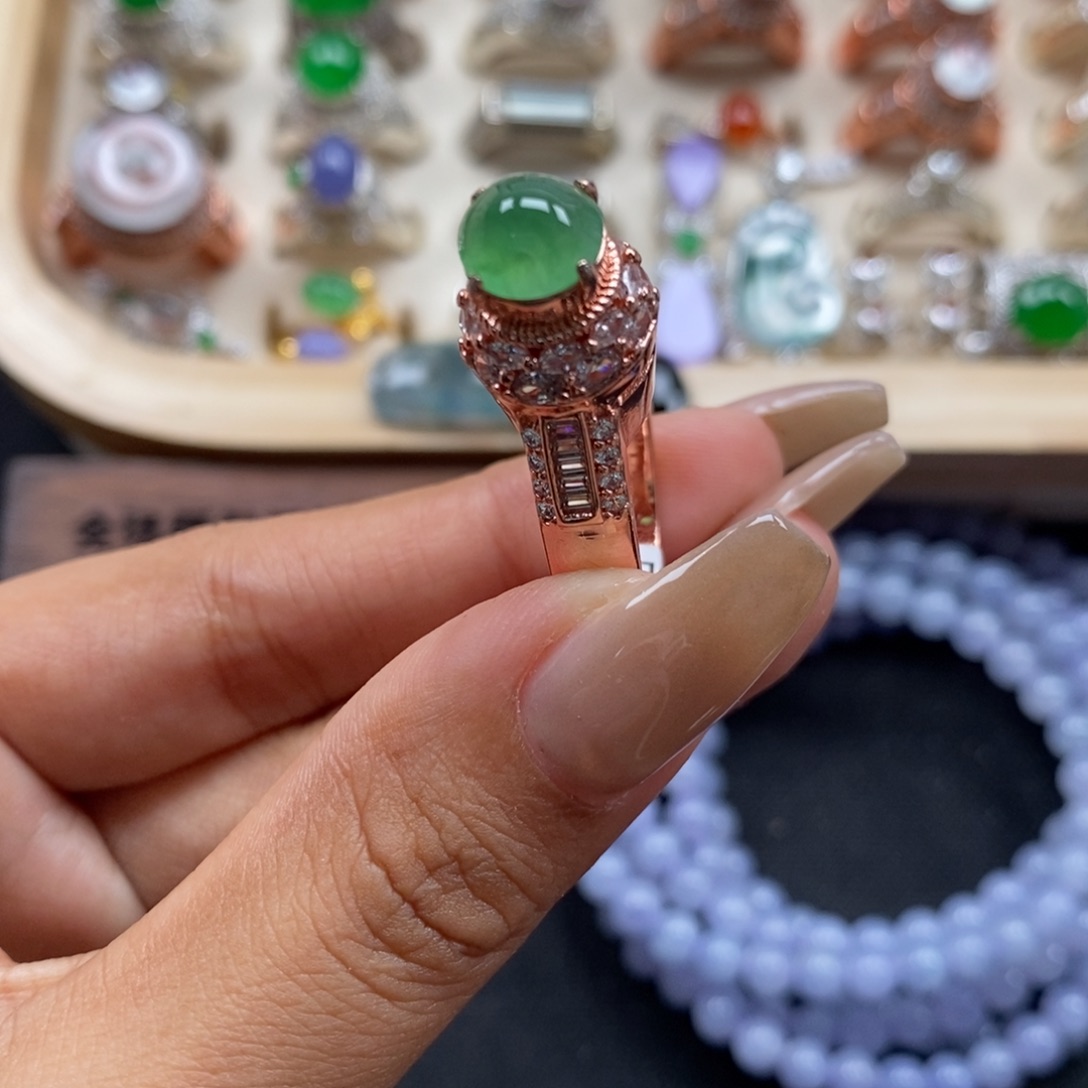 翡翠裸石缅甸天然a货翡翠