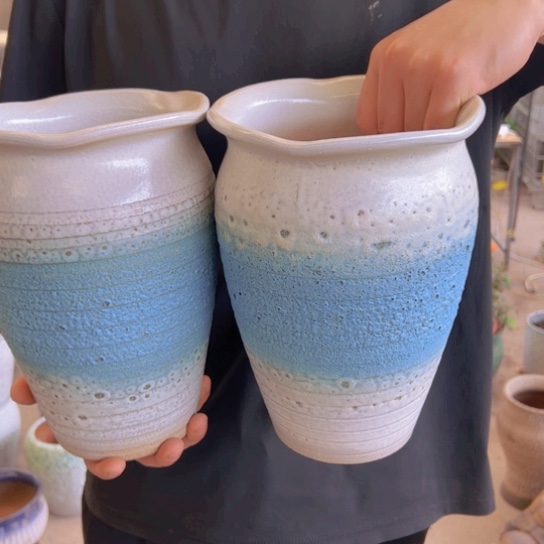 紫砂花盆高24口17————-