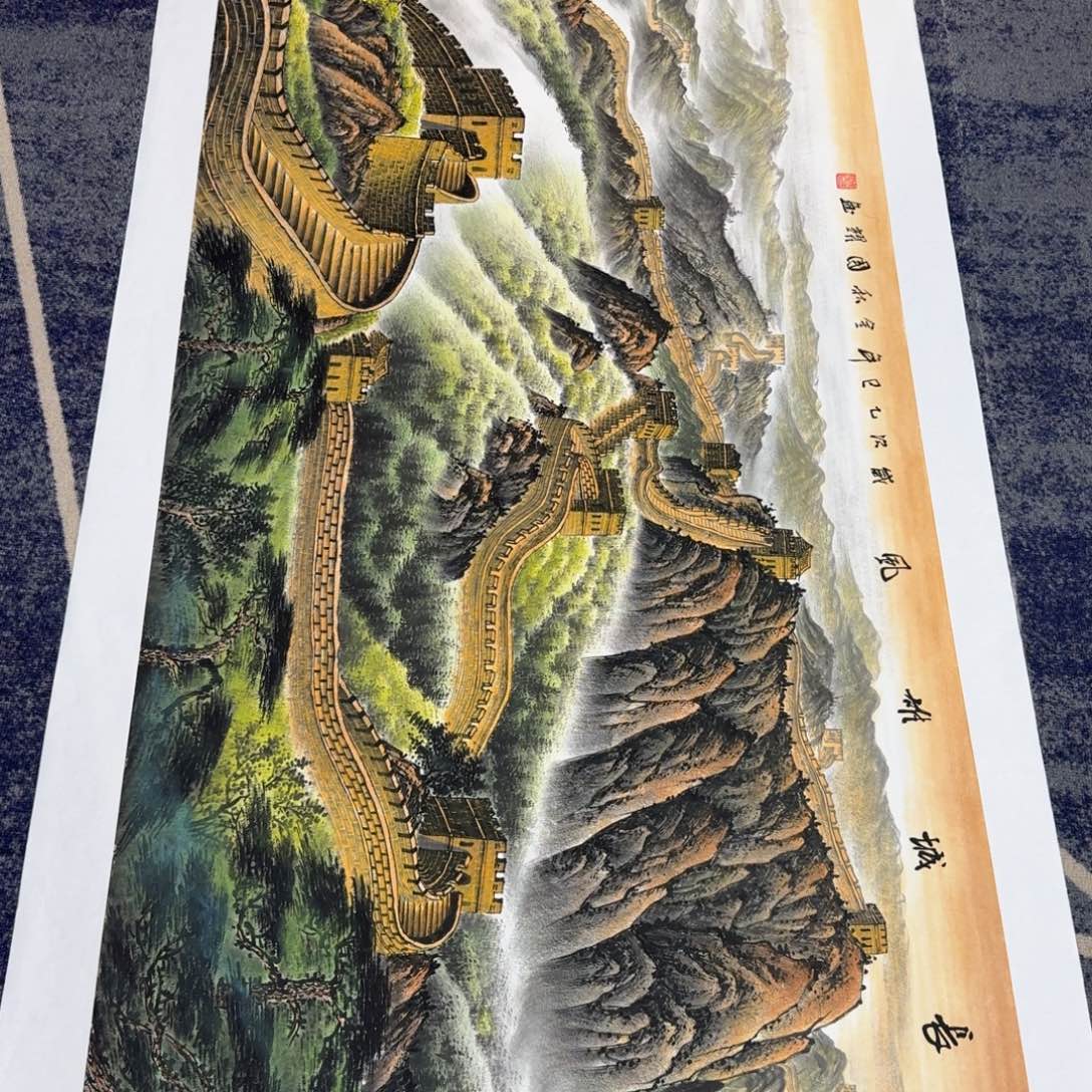 国画国画作品山水花鸟纯手绘