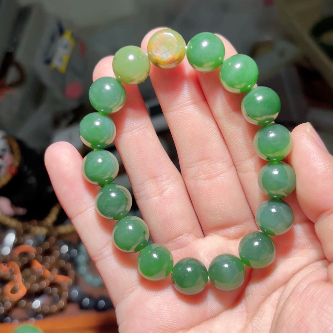 和田玉手链未镶嵌