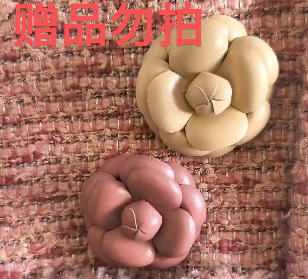 非金属布艺胸针 赠品勿拍剀剀莉两色轻奢时尚优雅百搭款山茶花