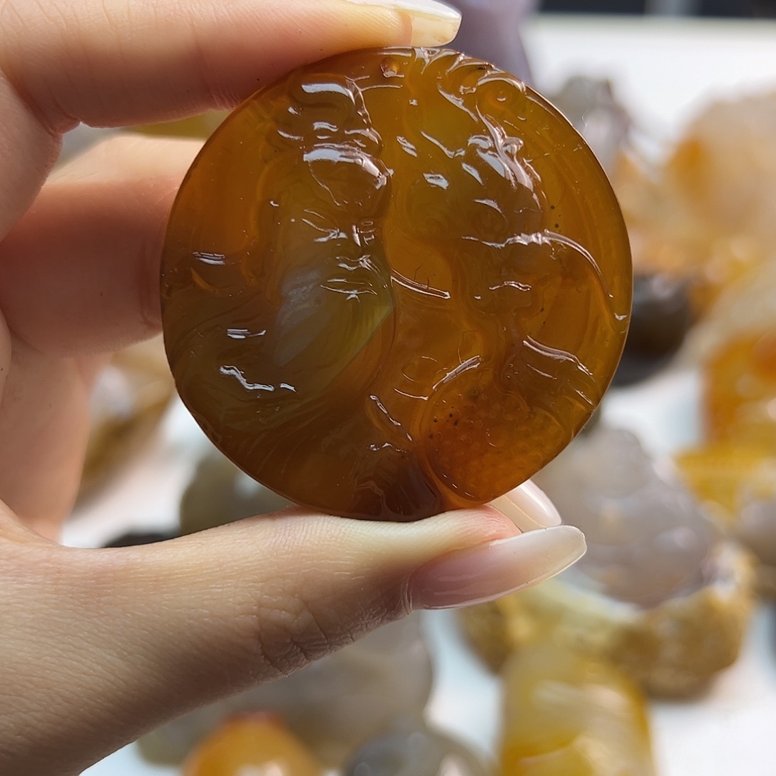 玛瑙/玉髓未镶嵌颈饰