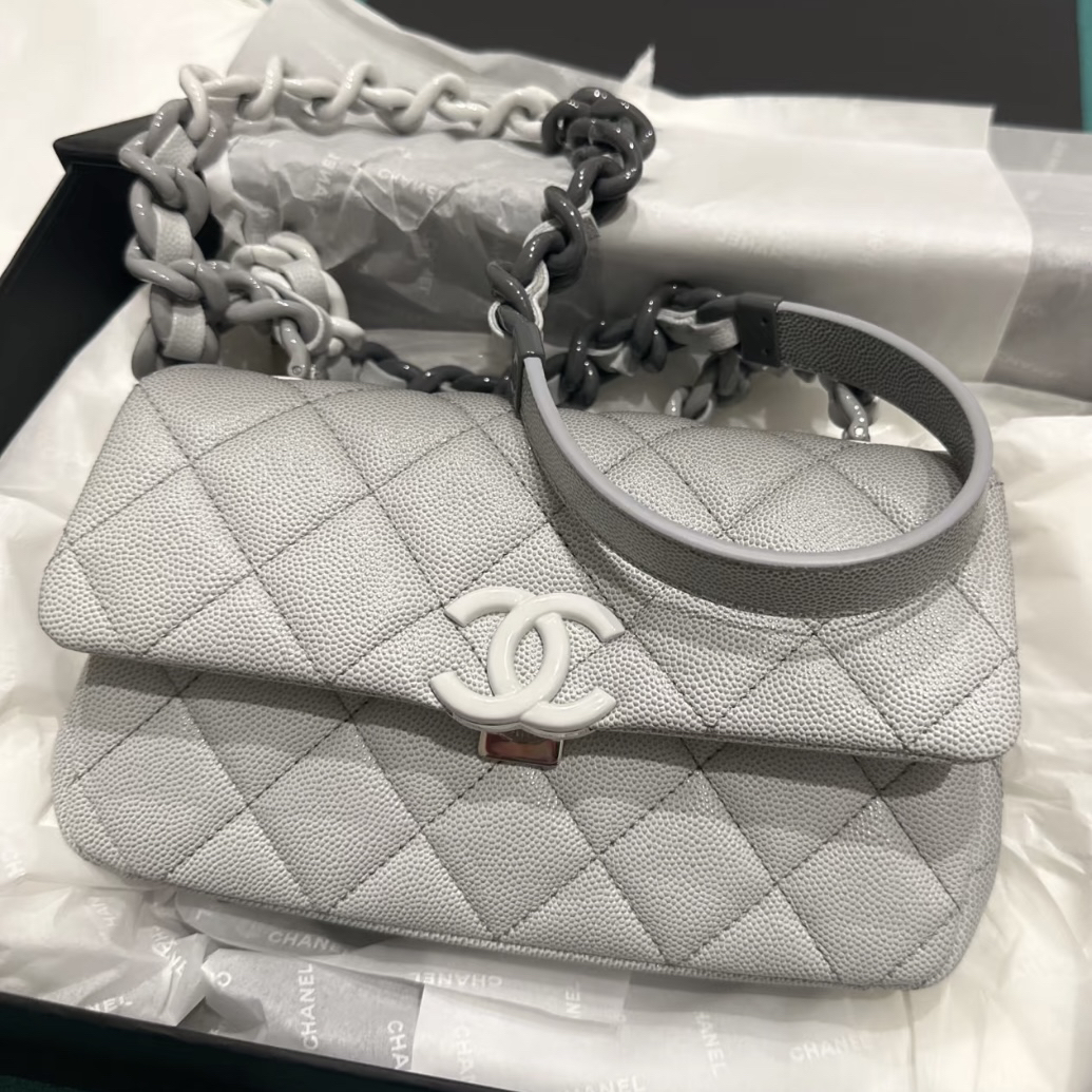 95新 Chanel/香奈儿 98新 奢总管/渐变大mini包/芯片