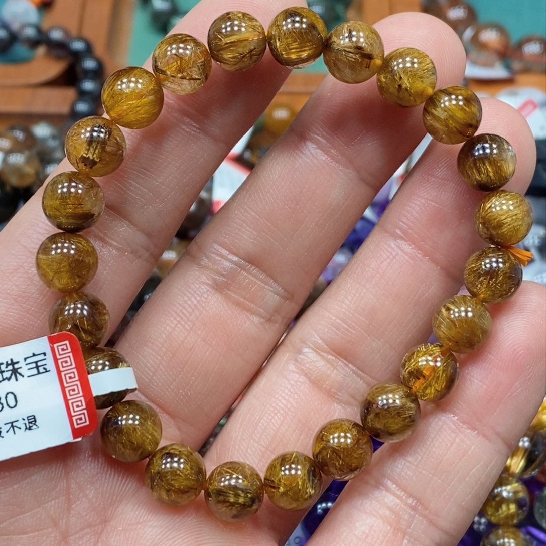 水晶手串未镶嵌天然