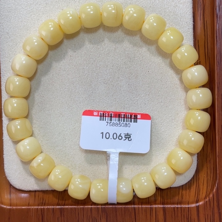 琥珀手链未镶嵌蜜蜡