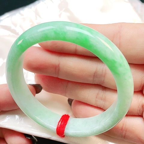 未镶嵌手镯翡翠正圈2547