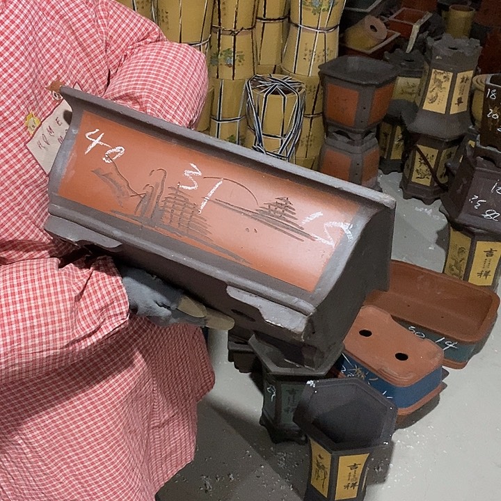 紫砂花盆紫砂花盆