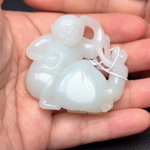 和田玉挂件未镶嵌夏*雨