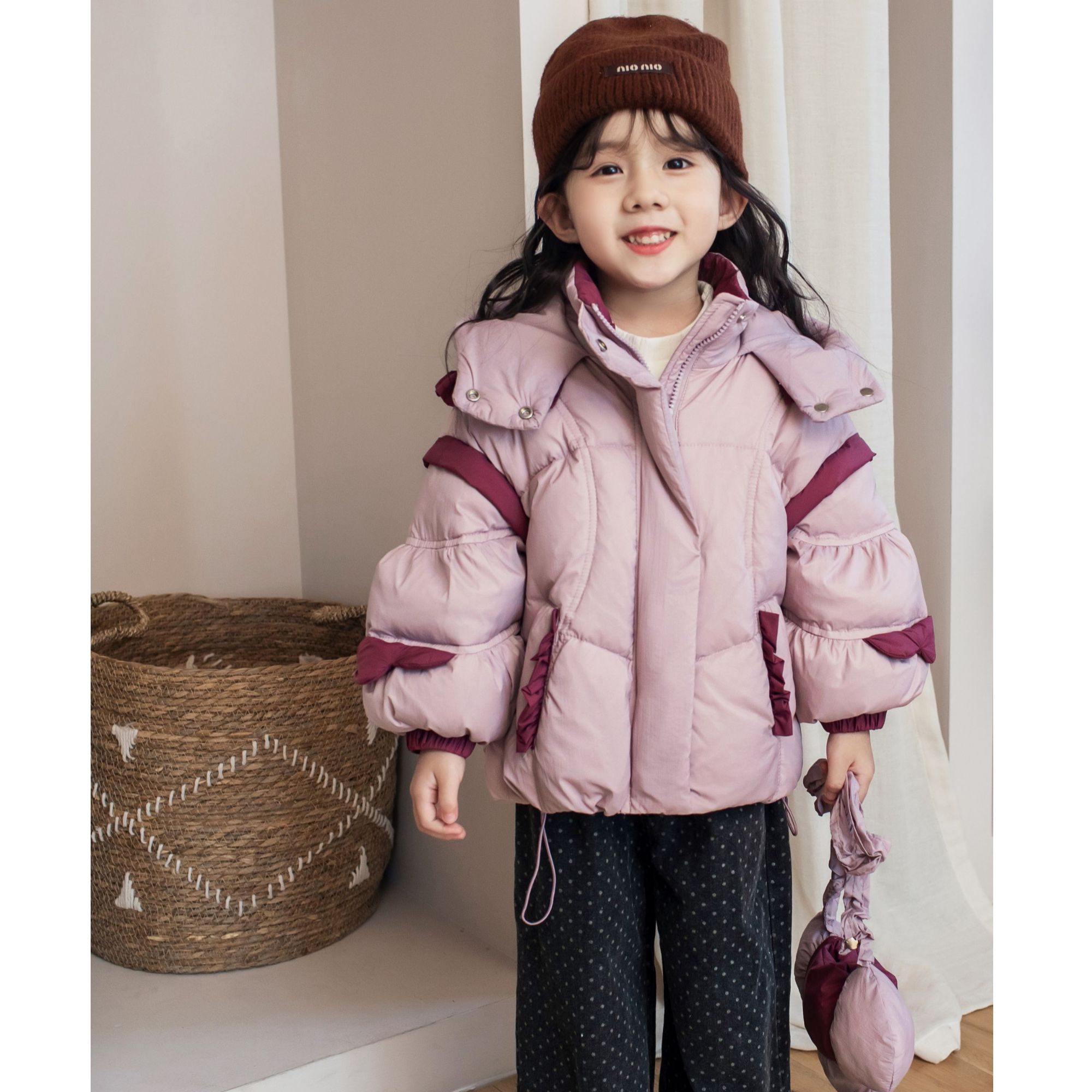 【女童MX7255】厚款少女风休闲风女公主风女童时尚洋气秋冬