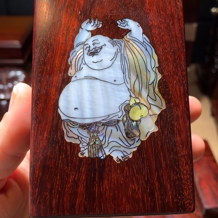 端景台紫檀木类盒子