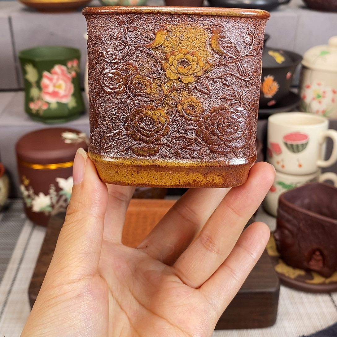 紫砂茶杯紫砂紫砂