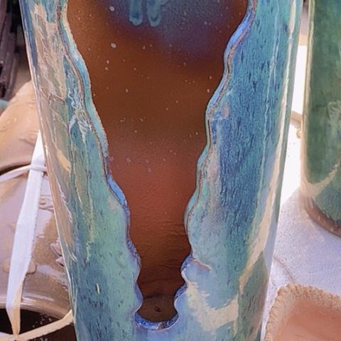 紫砂花盆高度53口20瑕疵