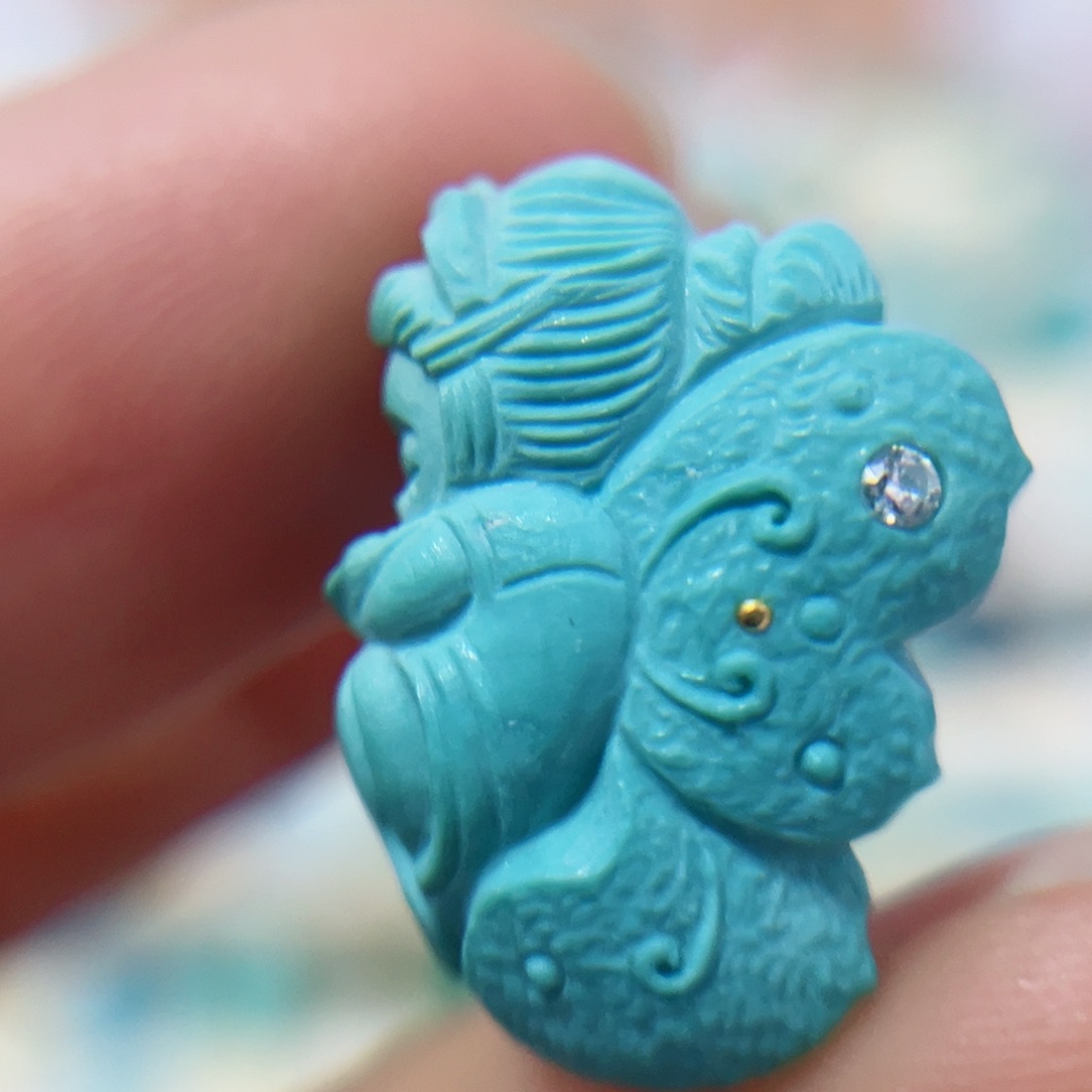 绿松石珠宝奇石未镶嵌