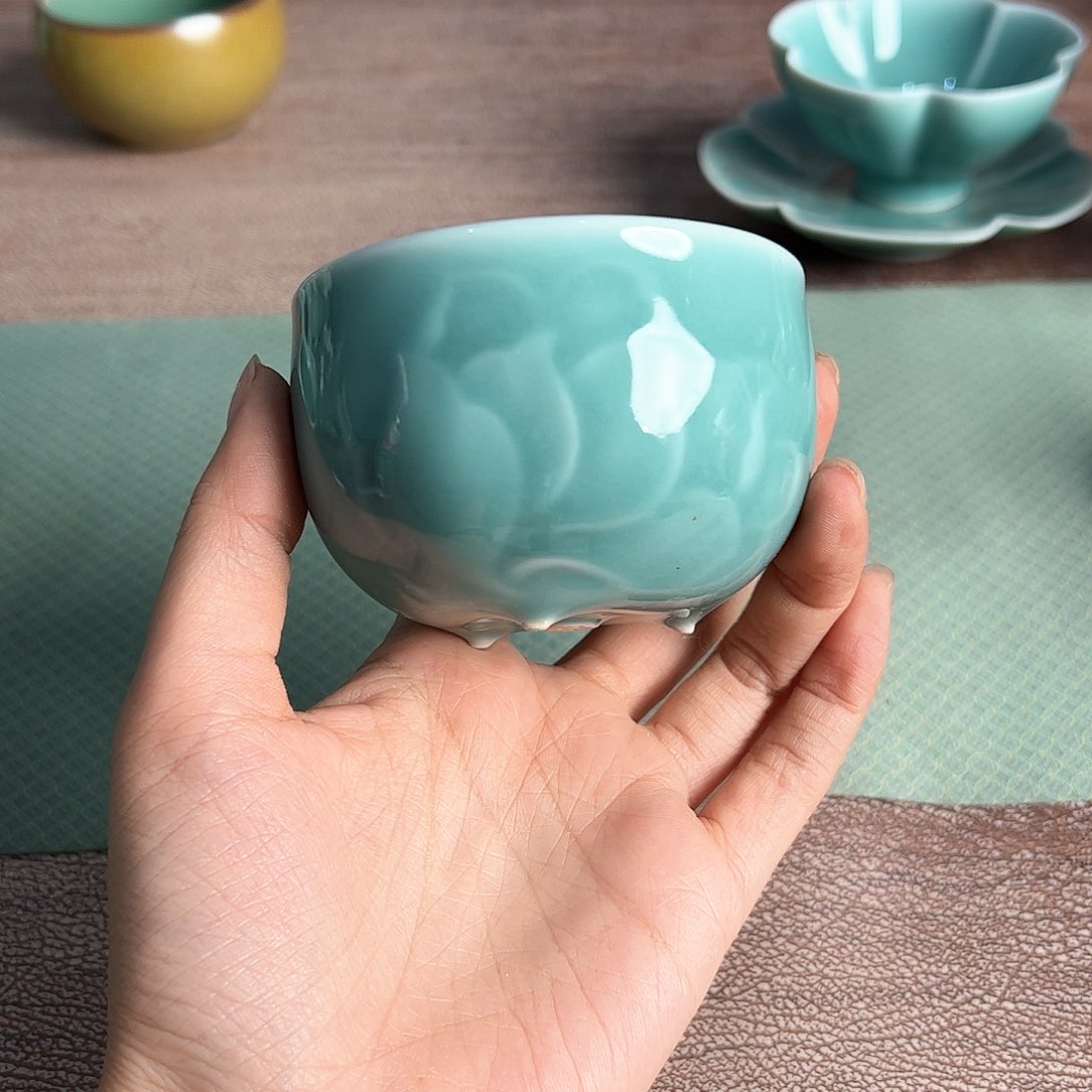云间青瓷小米茶器龙泉
