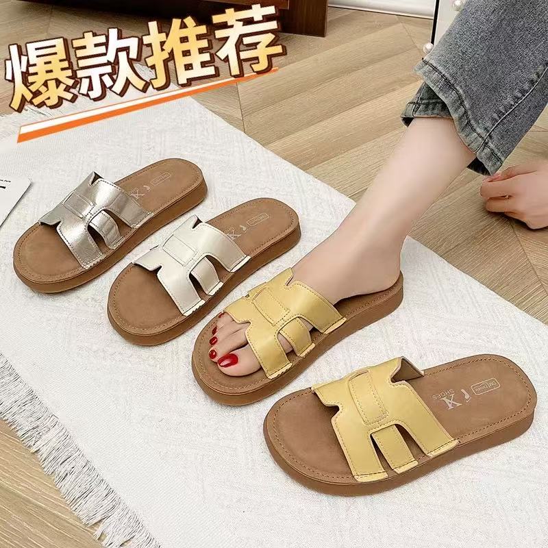 25-15新款套包舒适百搭软底一字凉拖鞋仓