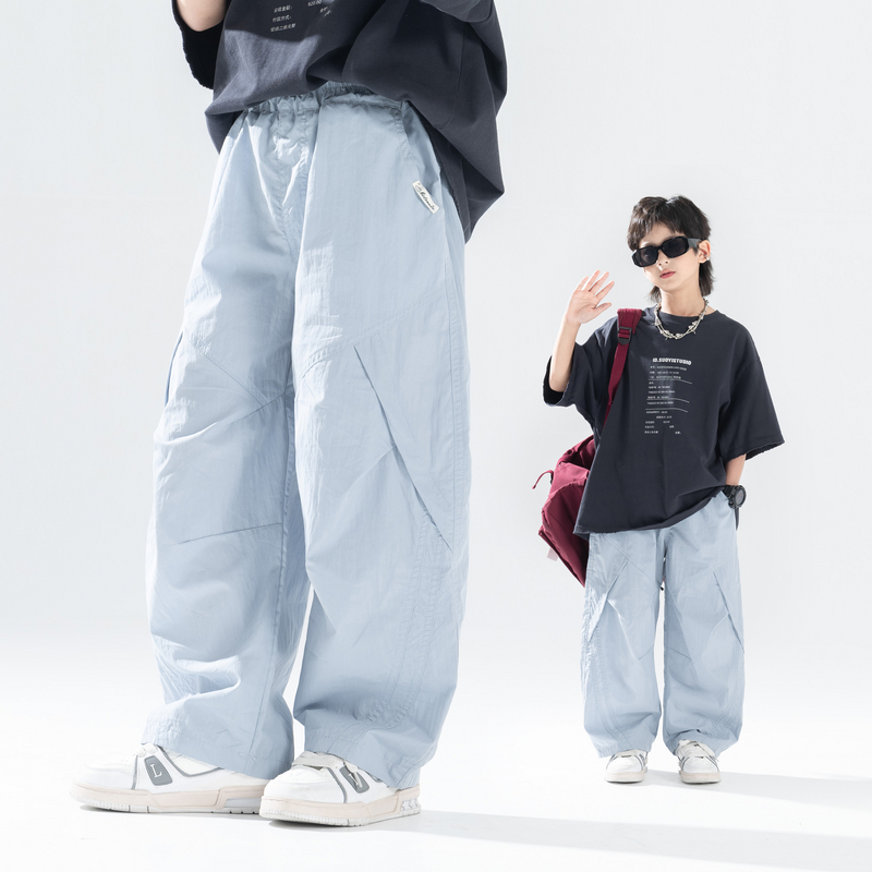 男童长裤25夏季薄款裤子儿童工装休闲裤中大童装百搭洋气长裤