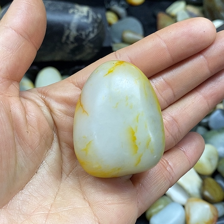 明***明和田玉未镶嵌挂件