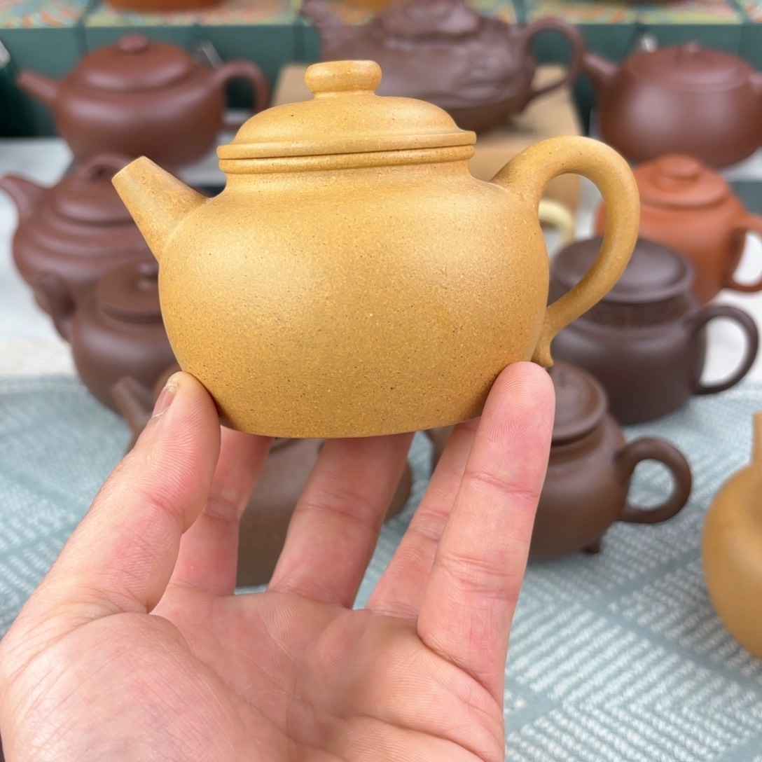 紫砂茶壶大彬圈钮 段泥 180cc