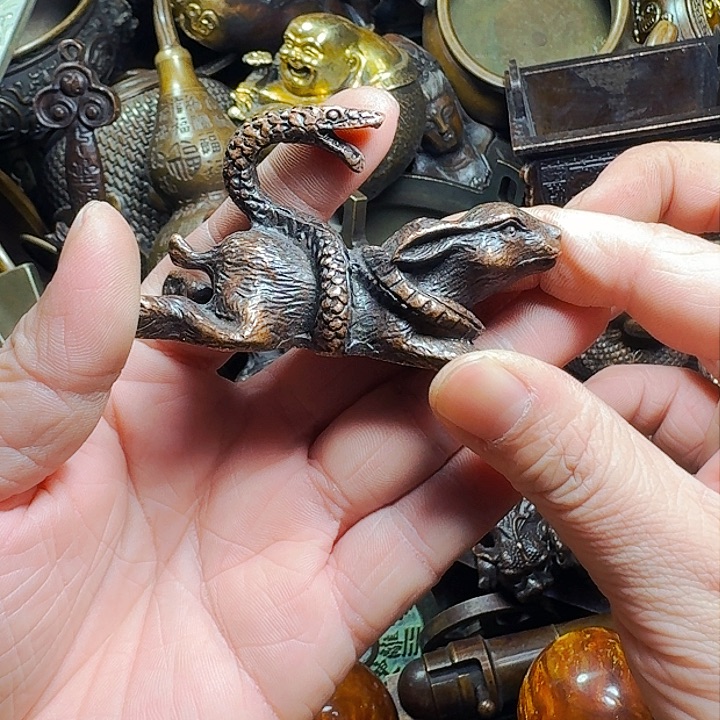 铜器摆件收收藏藏