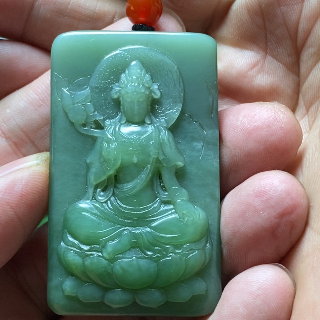 和田玉（碧玉）未镶嵌挂件