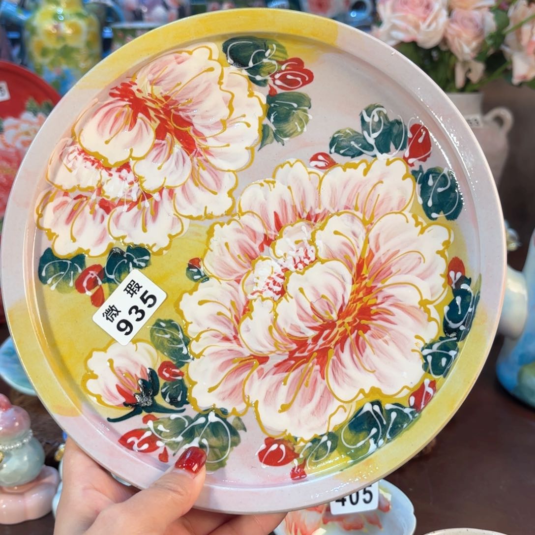 景德镇手绘高温釉下彩陶瓷茶具