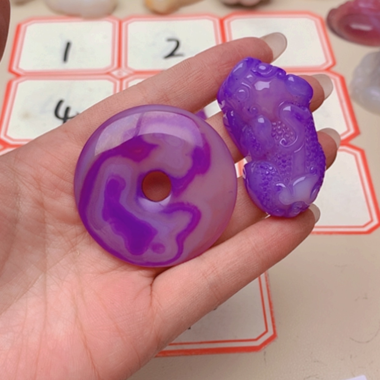 【闪购商品】未镶嵌玛瑙/玉髓珠宝半成品赵**子