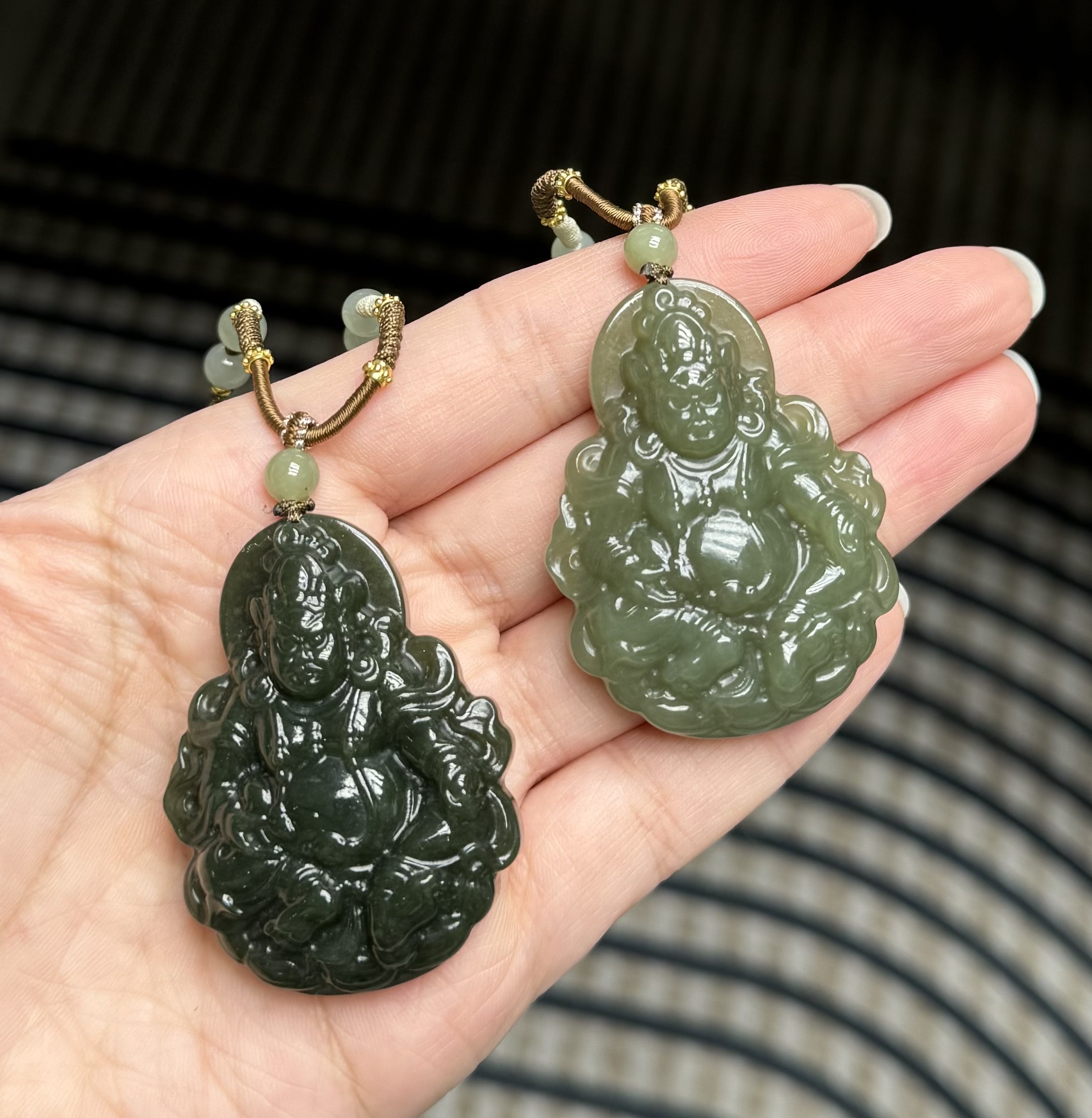 黄财神-财神之首 和田玉吊坠（多样性发其一）