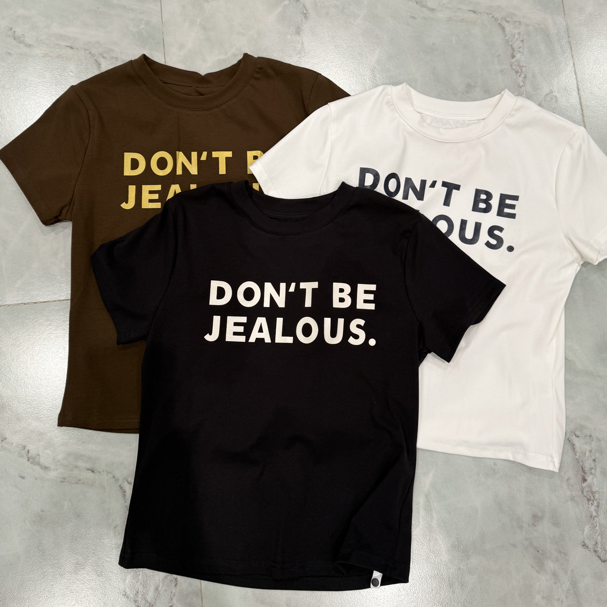 【海南珍珍】字母印花潮流百搭T恤250532