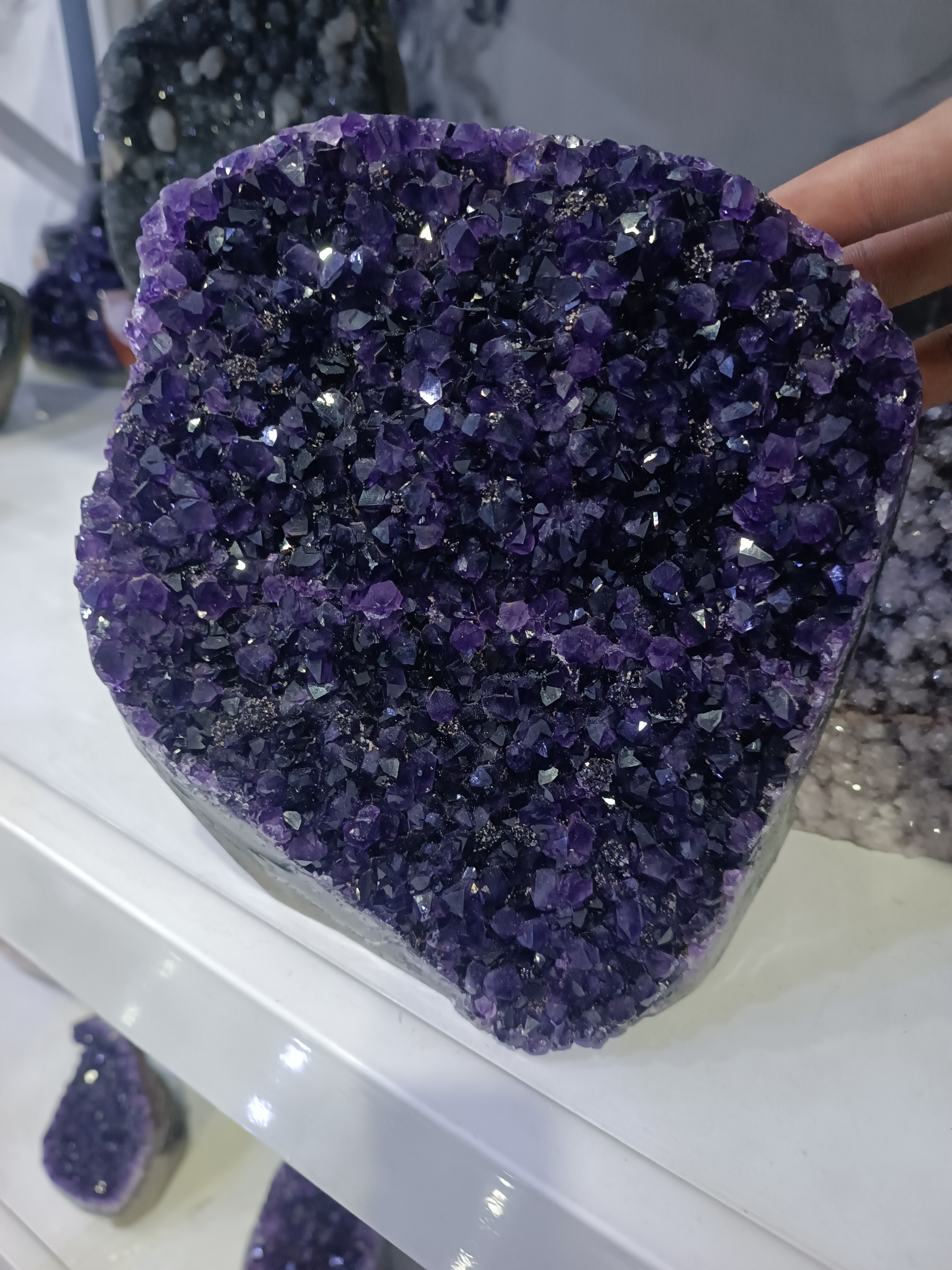 巴西乌拉圭紫水晶摆件