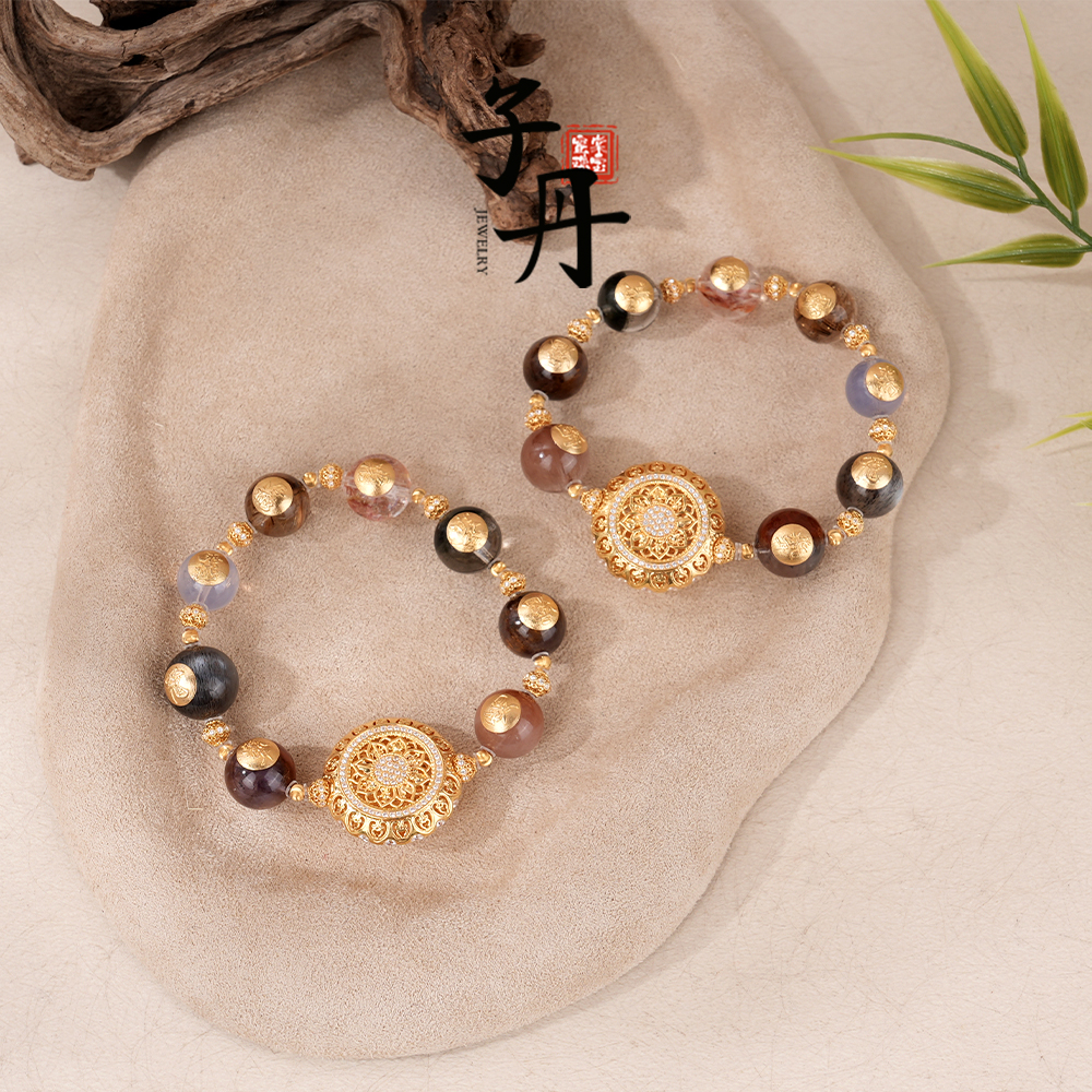 【子丹】18K金D系王炸水晶手串（多样性发/发一串）C3-697