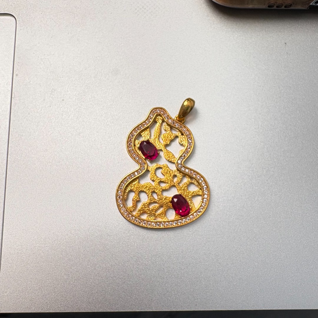 【姣儿珠宝】18K金锆石吊坠（不含链）气质轻奢时尚