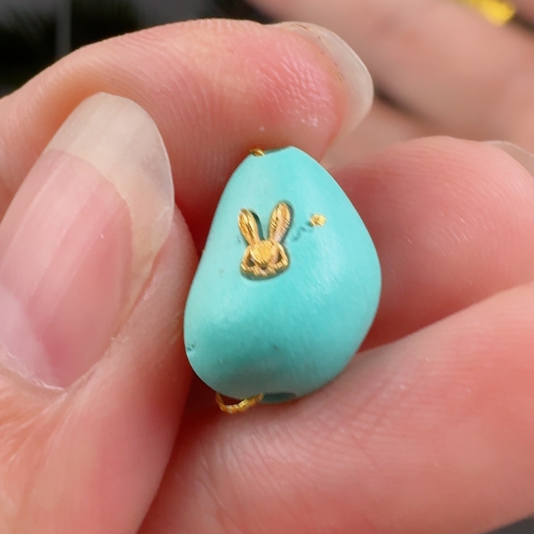 绿松石珠宝奇石未镶嵌