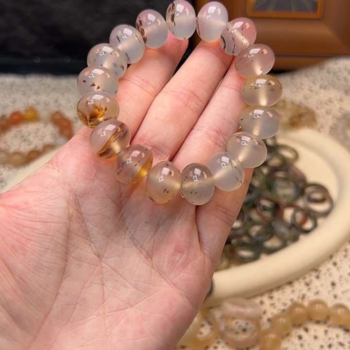 吃***c玛瑙/玉髓合金戒指8