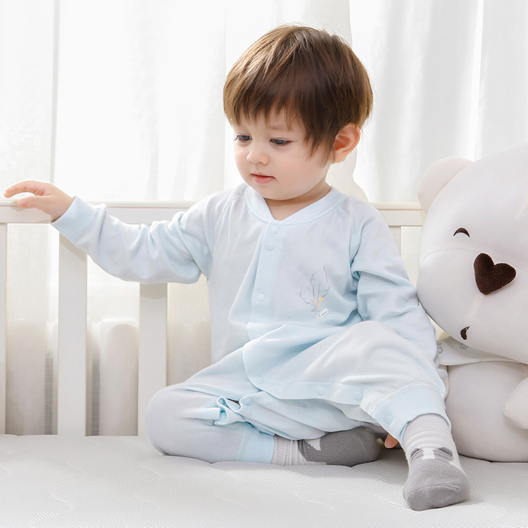 【Q001-Q012】LL2025年春秋转季婴儿套装宝宝保暖服长袖款