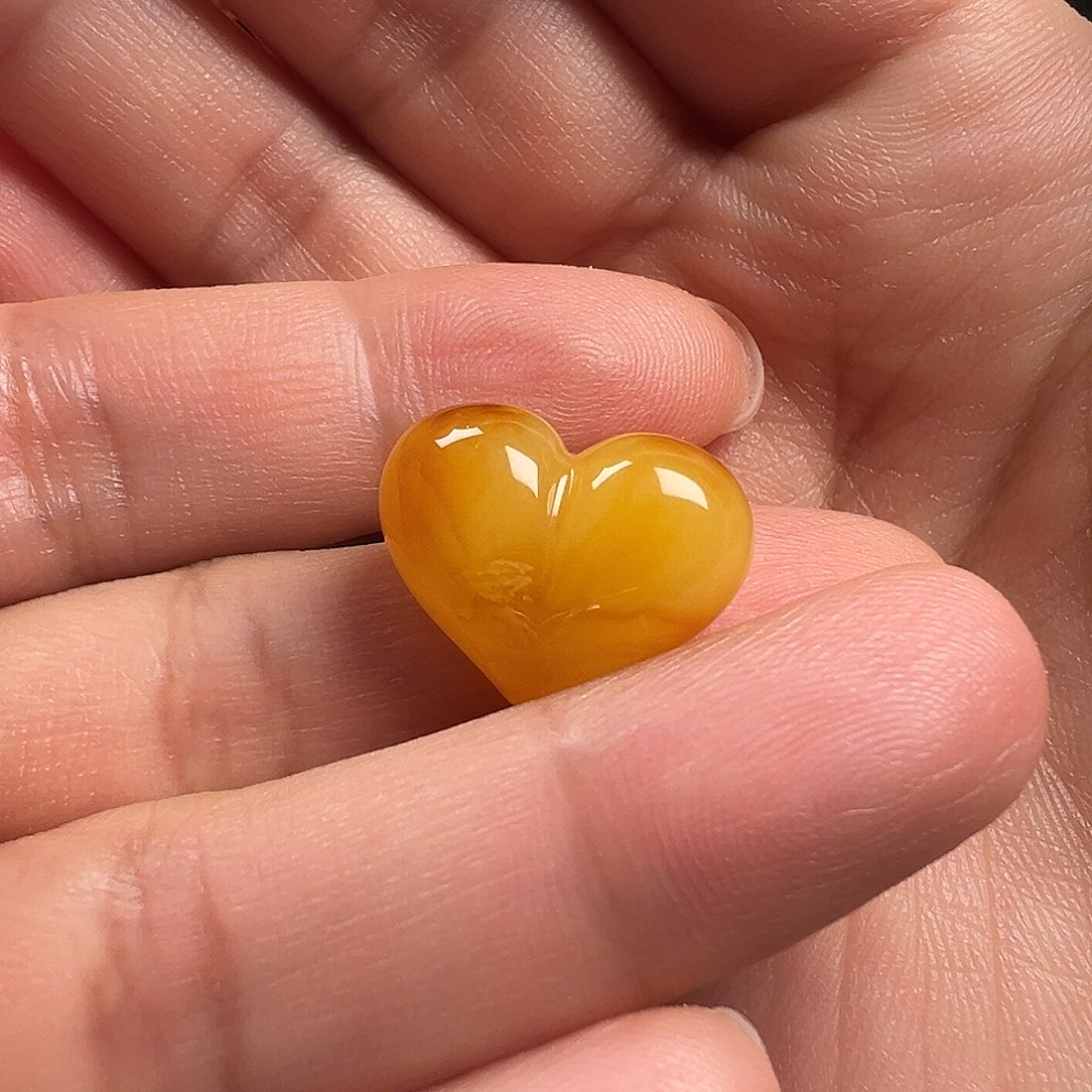 蜜蜡颈饰未镶嵌M**?屁桃（打孔不退换）