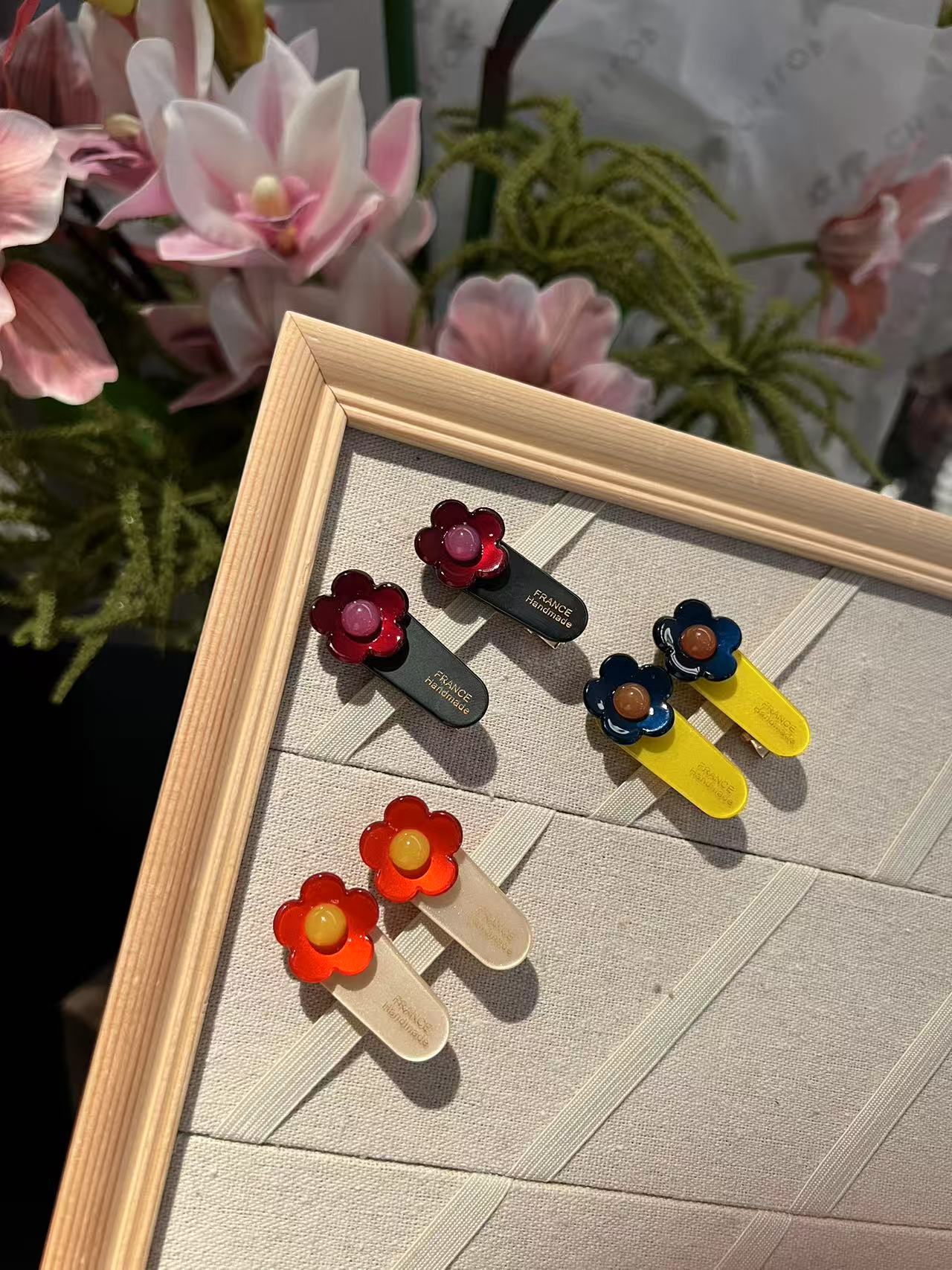 【BORAKOO】【吉莉】清新可爱muji风鸭嘴发夹（一对）