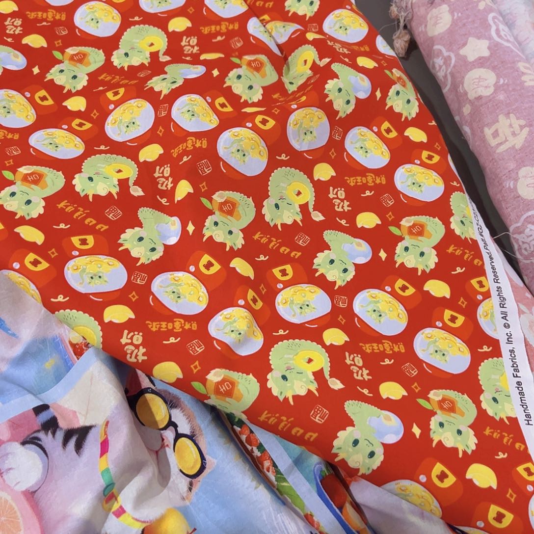 一米价纯棉平布1.1米宽果子布艺地卷