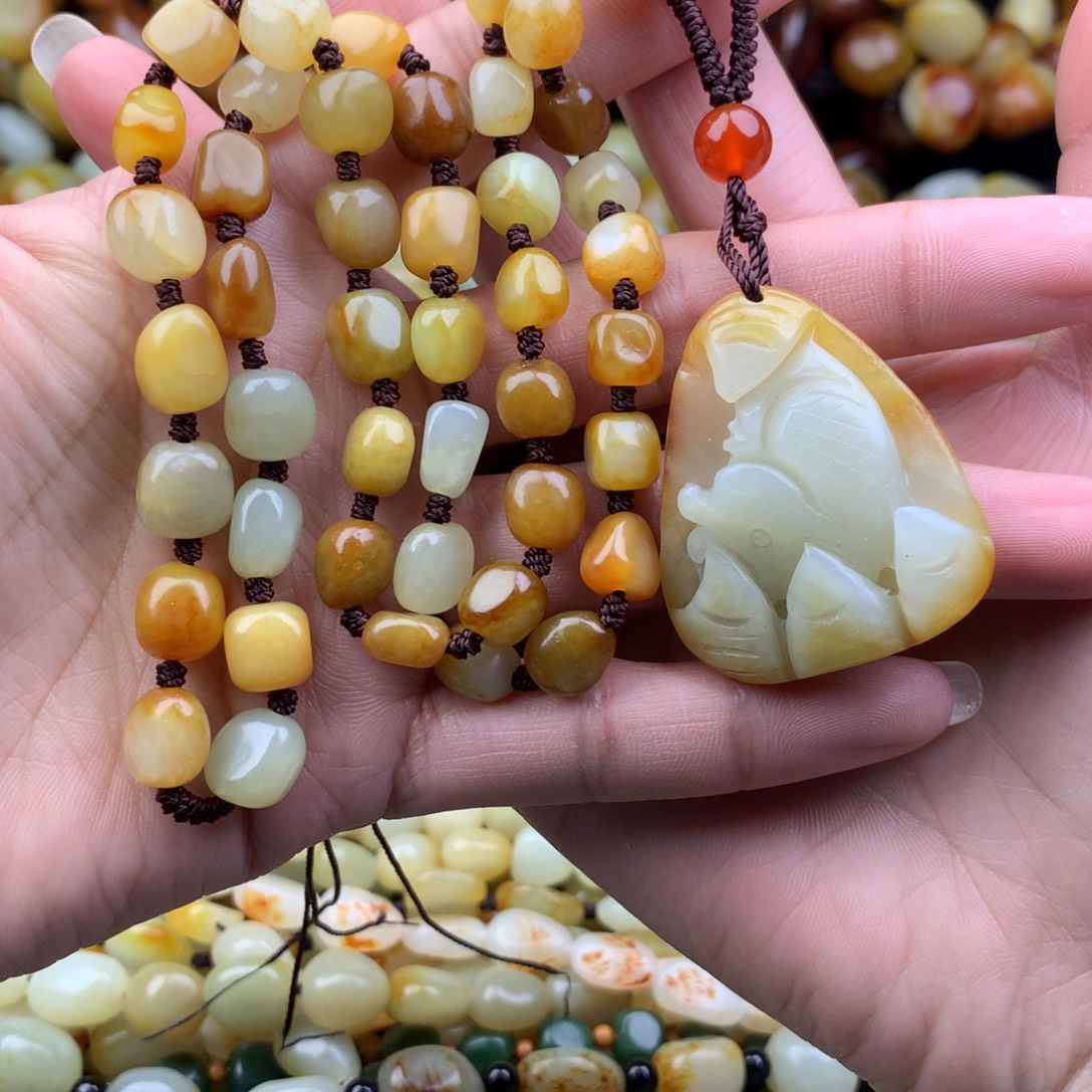 和田玉未镶嵌手链