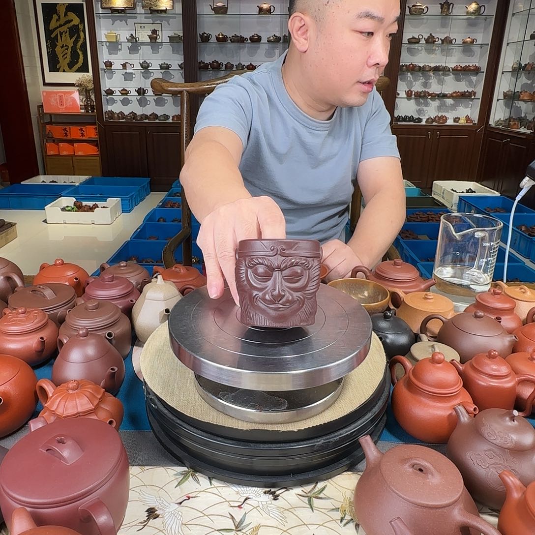 茶壶紫砂大圣主人杯