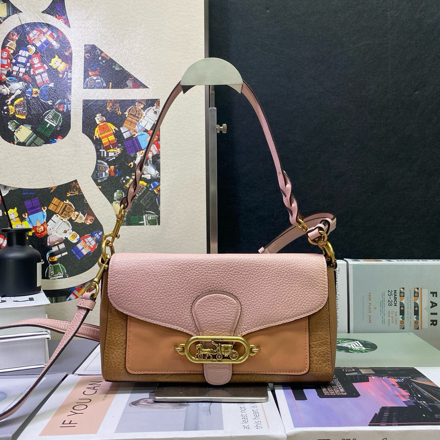 95新 COACH/蔻驰 23190斜挎包26*14