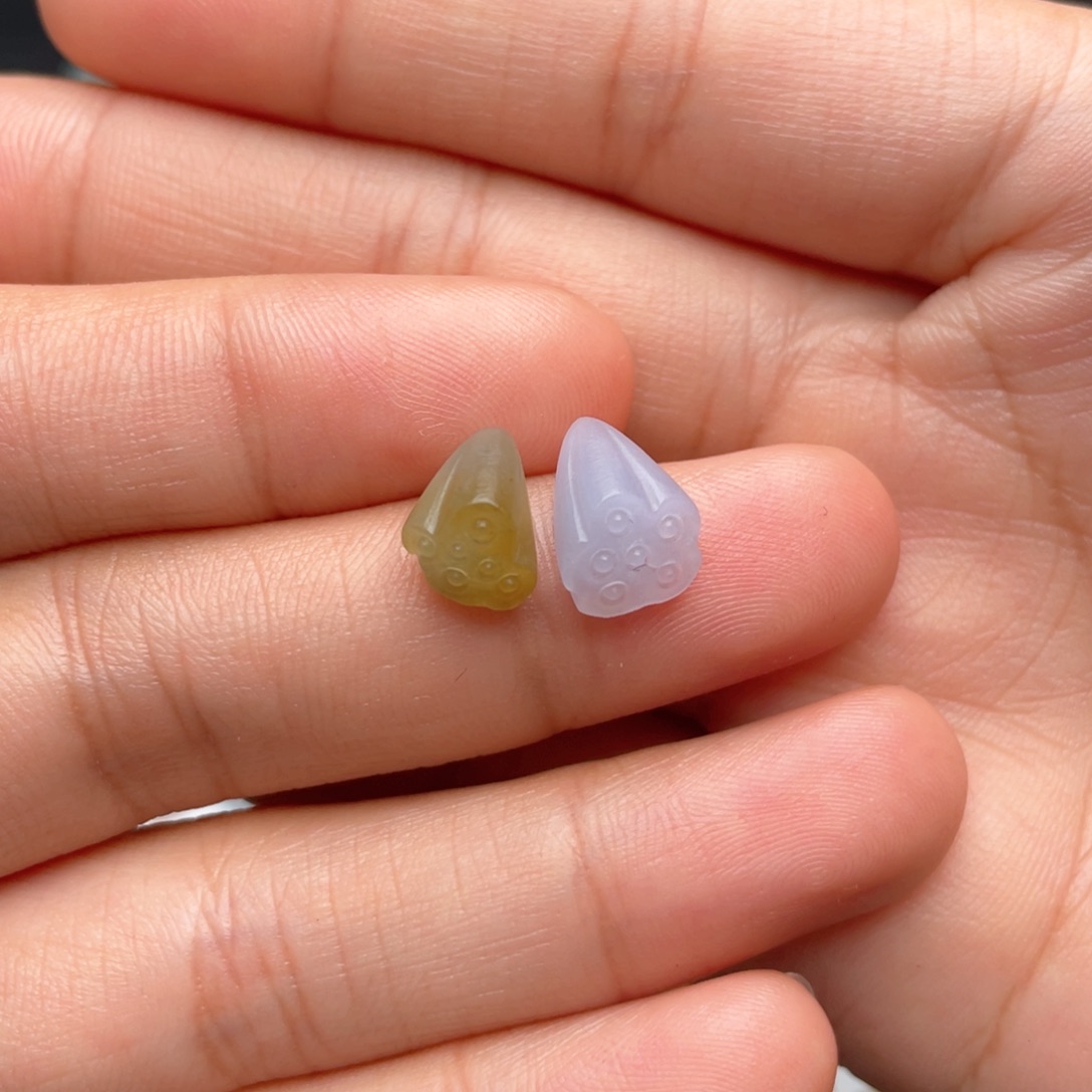 定制翡翠未镶嵌毛货