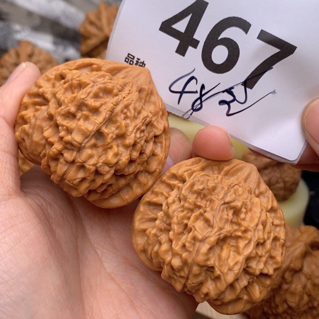 文玩核桃把件467号48全帽