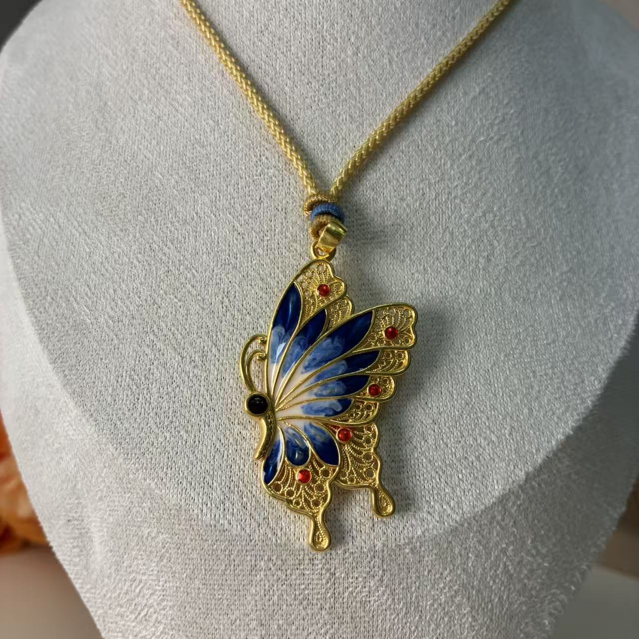 舞蝶套链【足金999  5G精工】