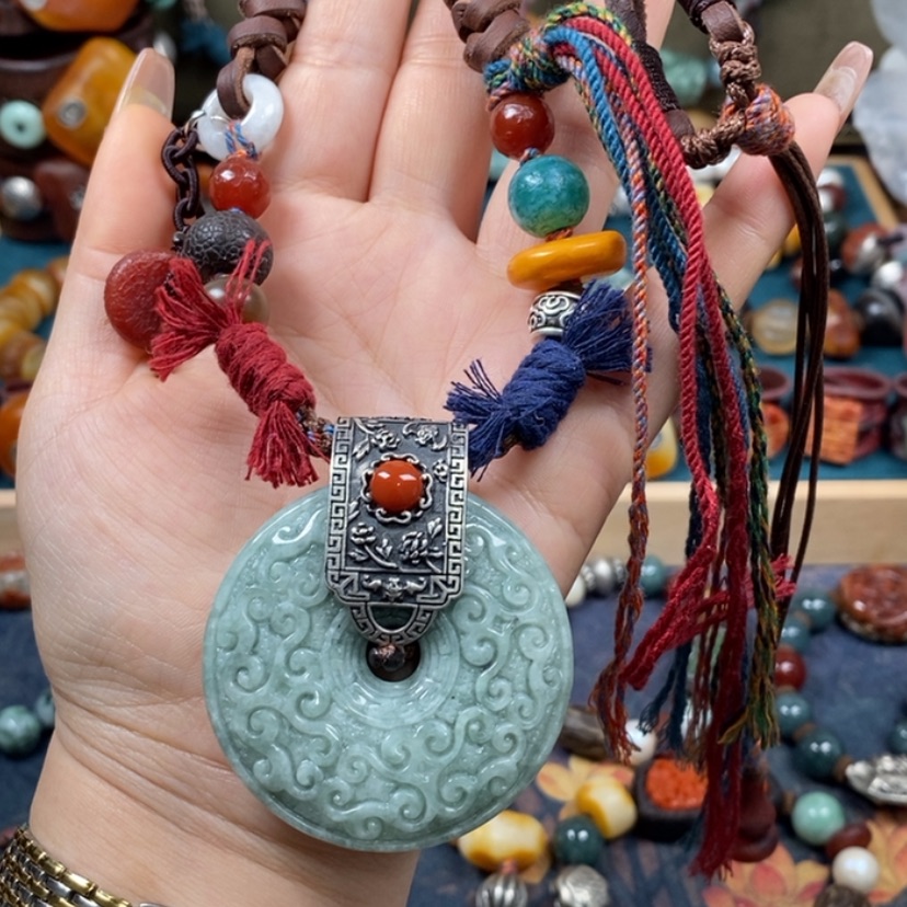 【闪购商品】翡翠颈饰未镶嵌项链