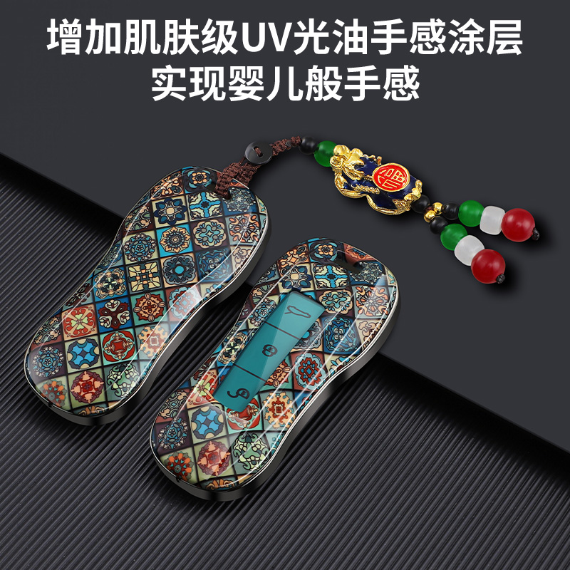 保时捷钥匙壳卡宴macan帕拉梅拉718Taycan/911汽车钥匙套保护套扣