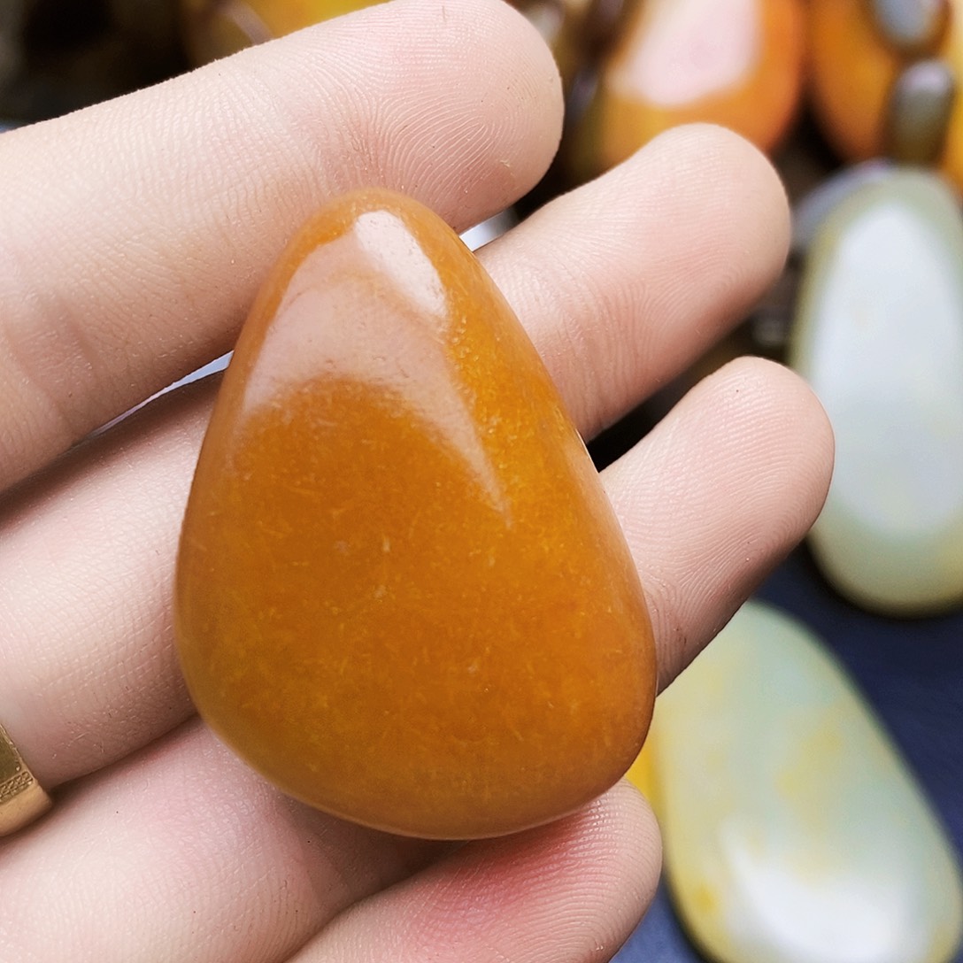 和田玉未镶嵌挂件麻*打