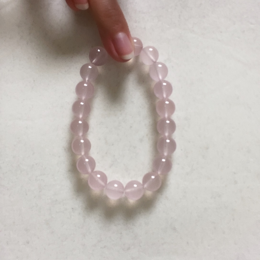 水晶手串未镶嵌简单