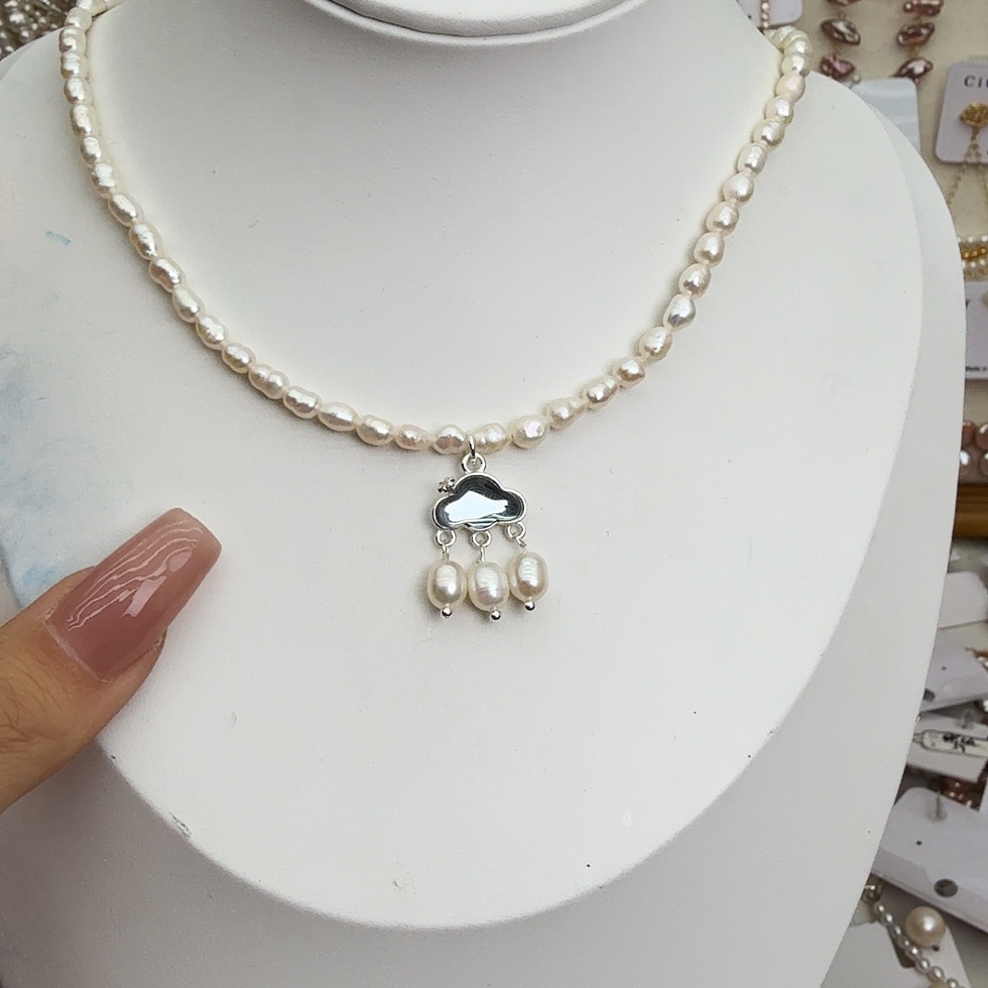 颈饰未镶嵌淡水珍珠
