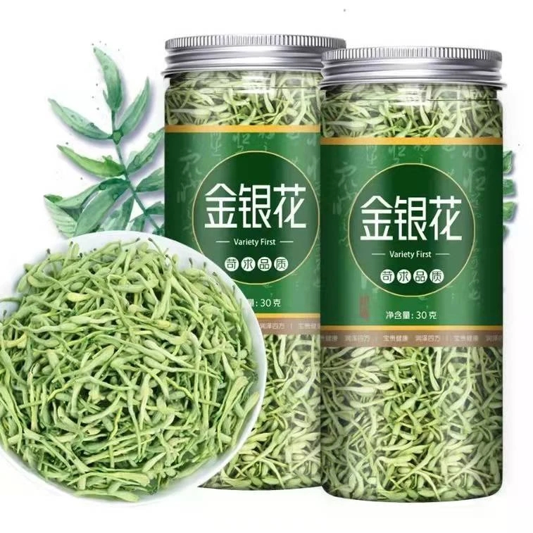 金银花新货罐装正宗河南封丘金银花带绒毛菊花可搭配枸杞菊花泡水